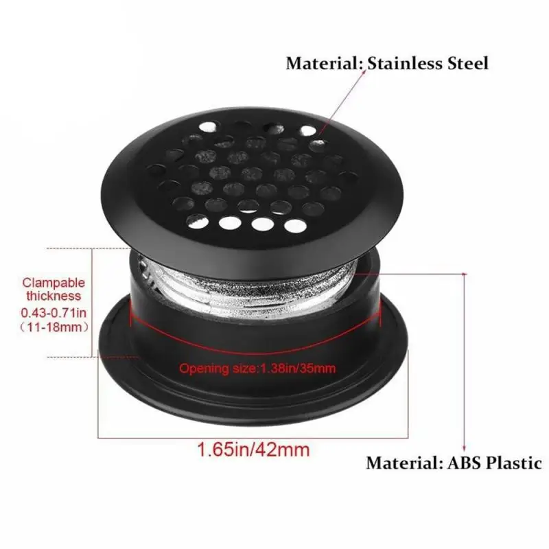 Coperchio di sfiato non facilmente danneggiato facile installazione coperchio di scarico in acciaio inossidabile dissipazione del calore di scarico dura e durevole