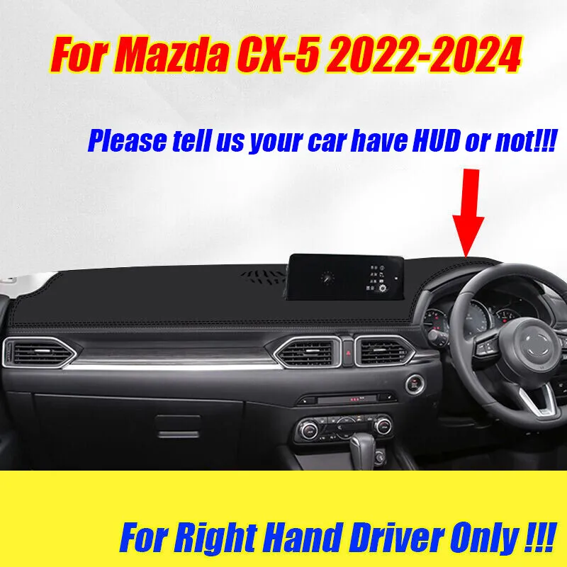 

Кожаный защитный коврик для приборной панели с RHD для Mazda CX-5 CX5 2022-2024