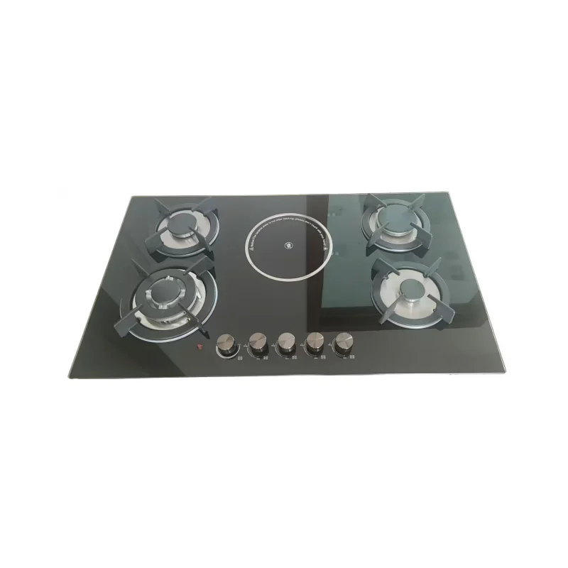 

Встраиваемая/настольная комбинированная газоэлектрическая плита ALK оптом, 5 конфорок, для домашнего использования