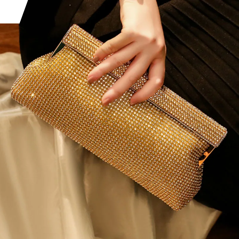 Luxury diamond studded women bag new party bag evening dress handbag women crossbody bag sequin clutch bag