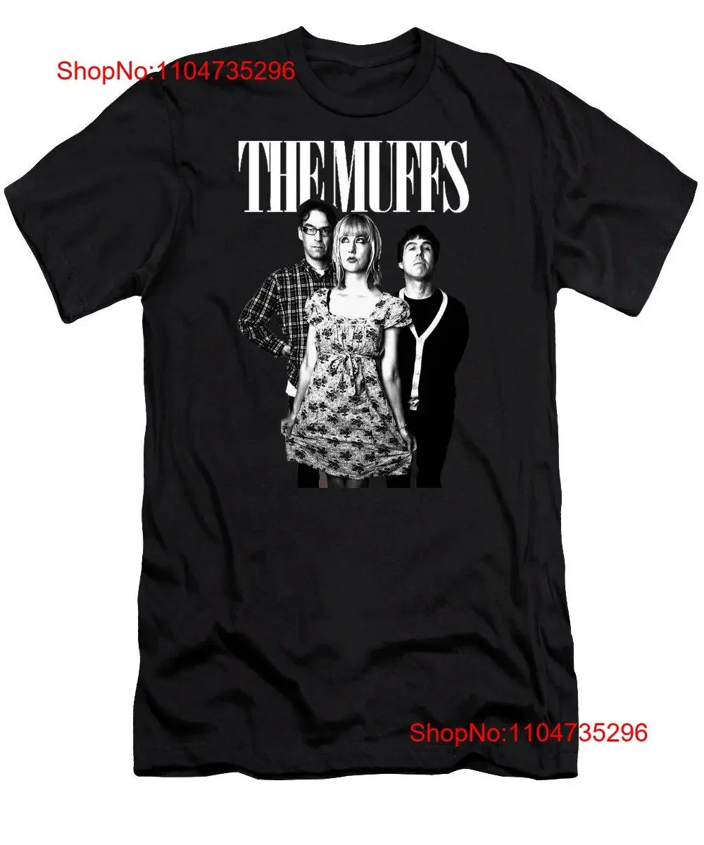 The Muffs T Shirt  Cotton Black All Size Fan OM568 vintage Washed Soft homme designer clothes fashion Versatile Casual
