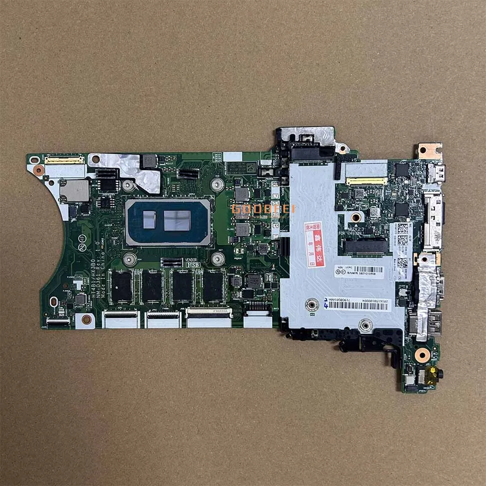 

Laptop Motherboard Mainboard HT4B1 HX3B0 NM-D361 With CPU I5-1135G7 16G For Lenovo Thinkpad T14S Gen 2 X13 Gen 2 5B21C15908