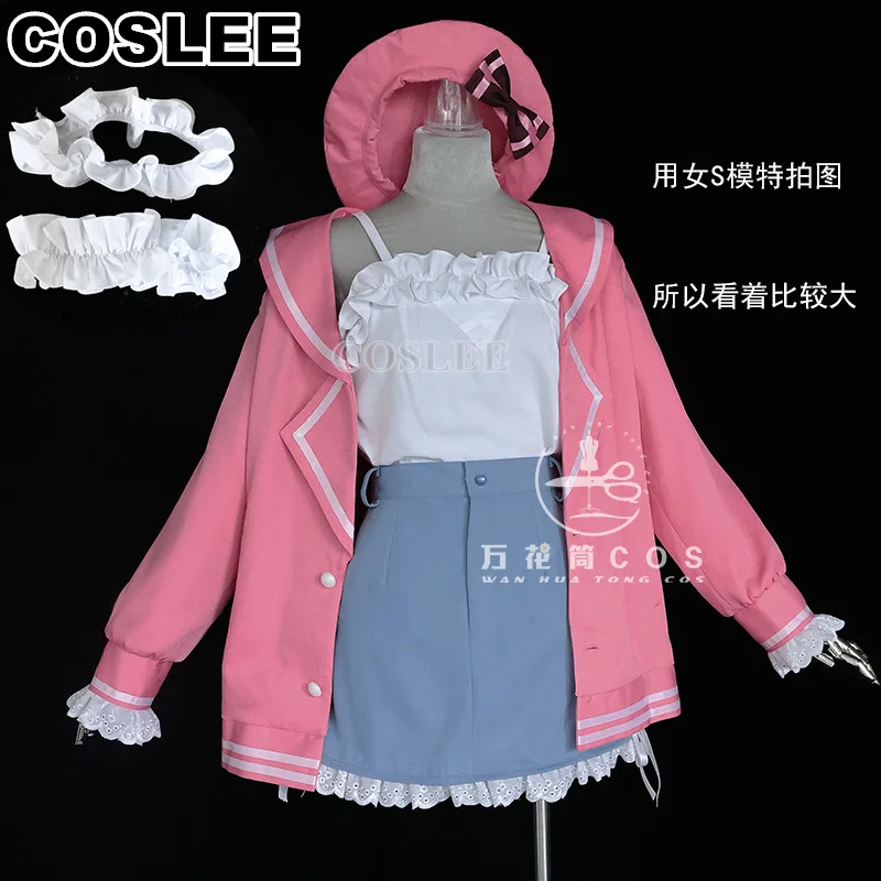 

COSLEE Blue Archive Asagi Mutsuki Cosplay Costume Lovely Daily Wear Uniform Dress Game Suit Halloween Women Party Outfit Customi