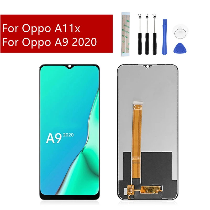 For Oppo A11X LCD Display Touch Screen Digitizer Assembly For Oppo A9 2020 lcd CPH1937 CPH1939 replacement Repair Parts 6.5\