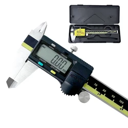 Digital Vernier Caliper 0-150mm/200mm/300mm 6/8/12in LVD ABS absolute Electronic Measuring Stainless Steel Caliper