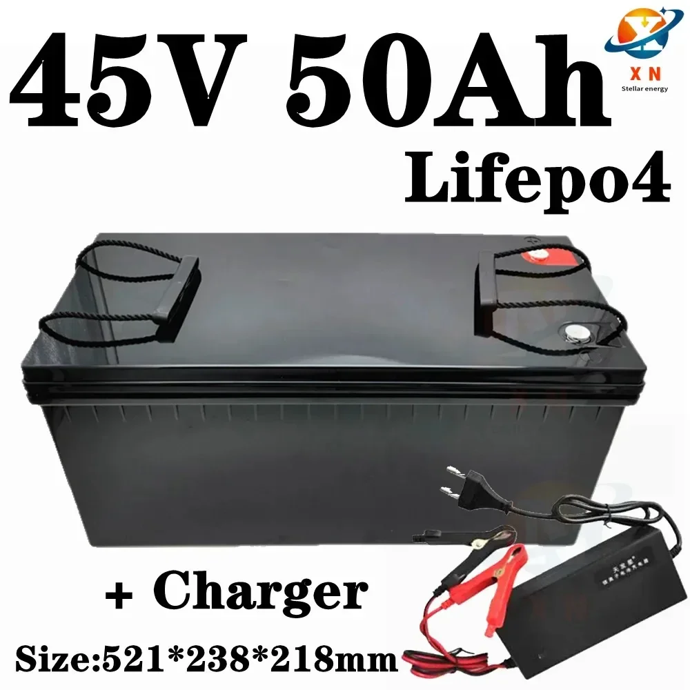 Lifepo4 48V 50Ah Lithium Battery Deep Cycle For 48v Rv Boat Telecom /Ups/Solar Energy Storage+10A Charger