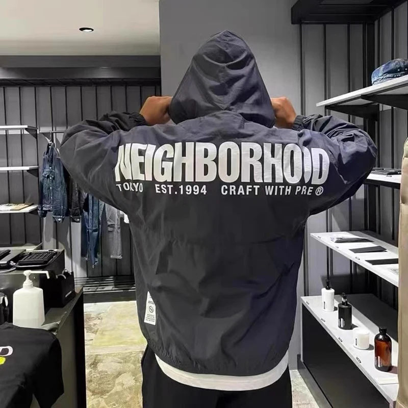 NEIGHBORHOOD Half-zip Hooded Hardshell Jacket NBHD Japanese Cityboy City Function Jacket