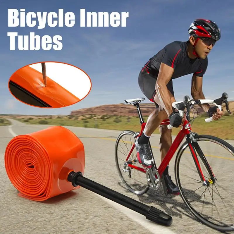 Bike Inner Tubes 700C TPU Bicycle Replacement Tubes With 45/65/85mm Long French Valve Lightweight Cycling MTB Inner Tube