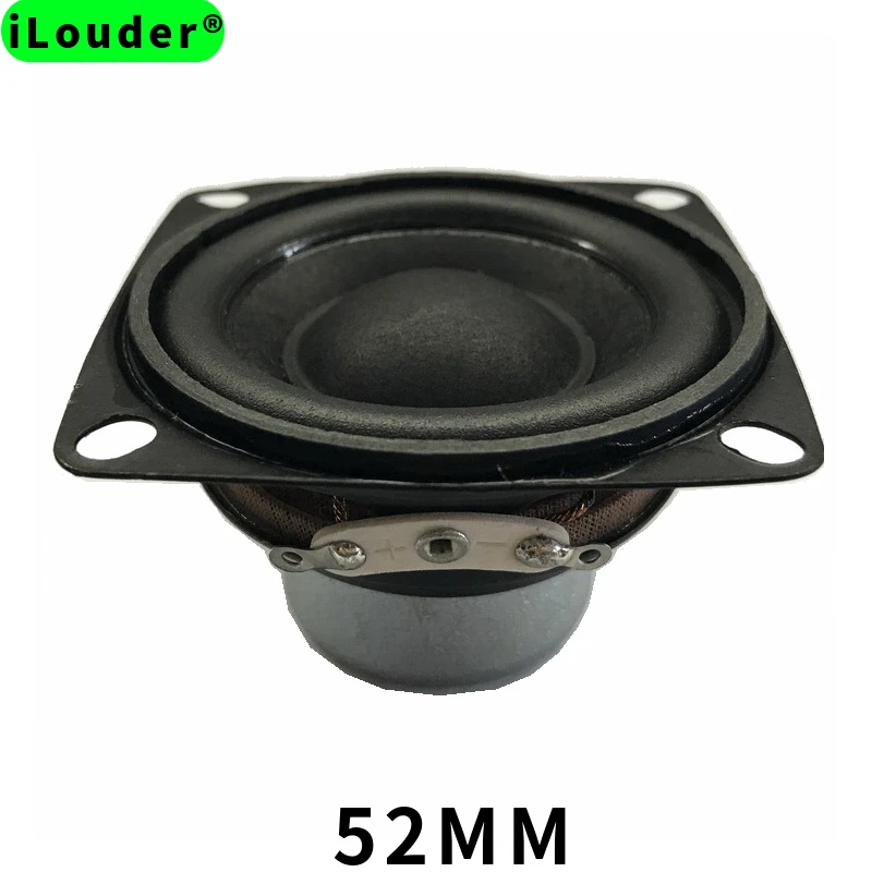 New RMS Power 10W Paper cone+Rubber edge 4Ω/8Ω 2 Inch neodymium magnet Subwoofer Speaker 52mm 20-core car/home Woofer Speakers