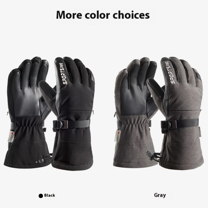 M/L/XL 男性女性冬スキーグローブ防水タッチスクリーンスノーボードグローブオートバイ乗馬雪暖かい防風サイクリンググローブ
