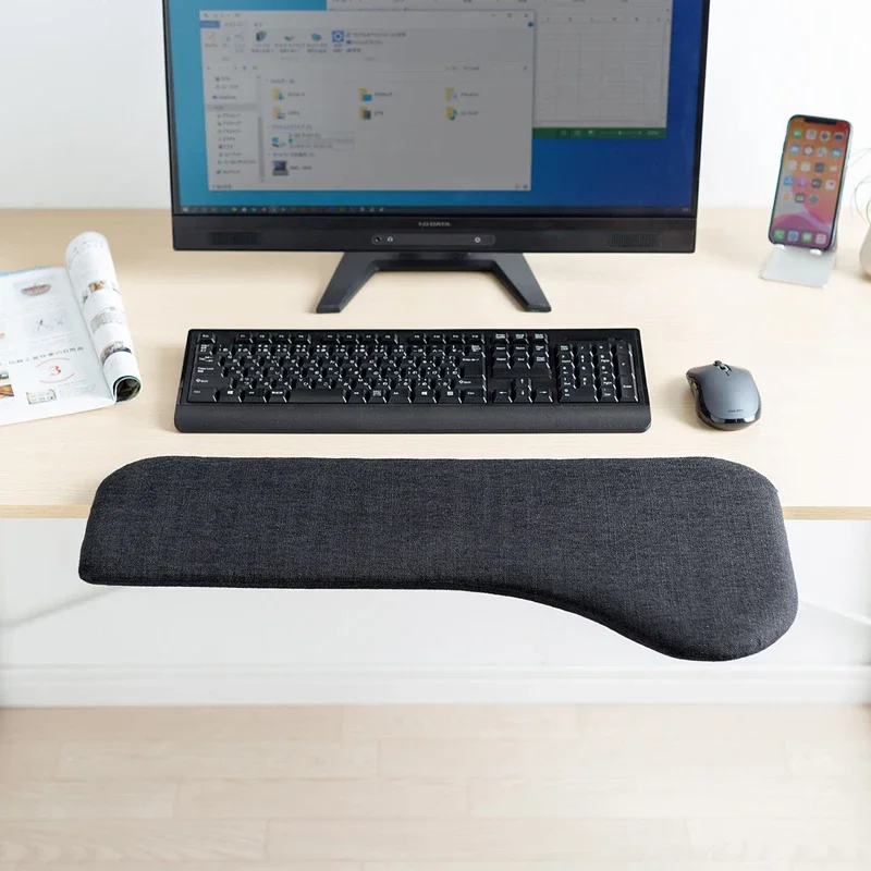 Desktop Arm Extension Support Keyboard Stand with Mouse Pad Japanese Style Hand and Arm Bracket for Office Ergonomic Armrest