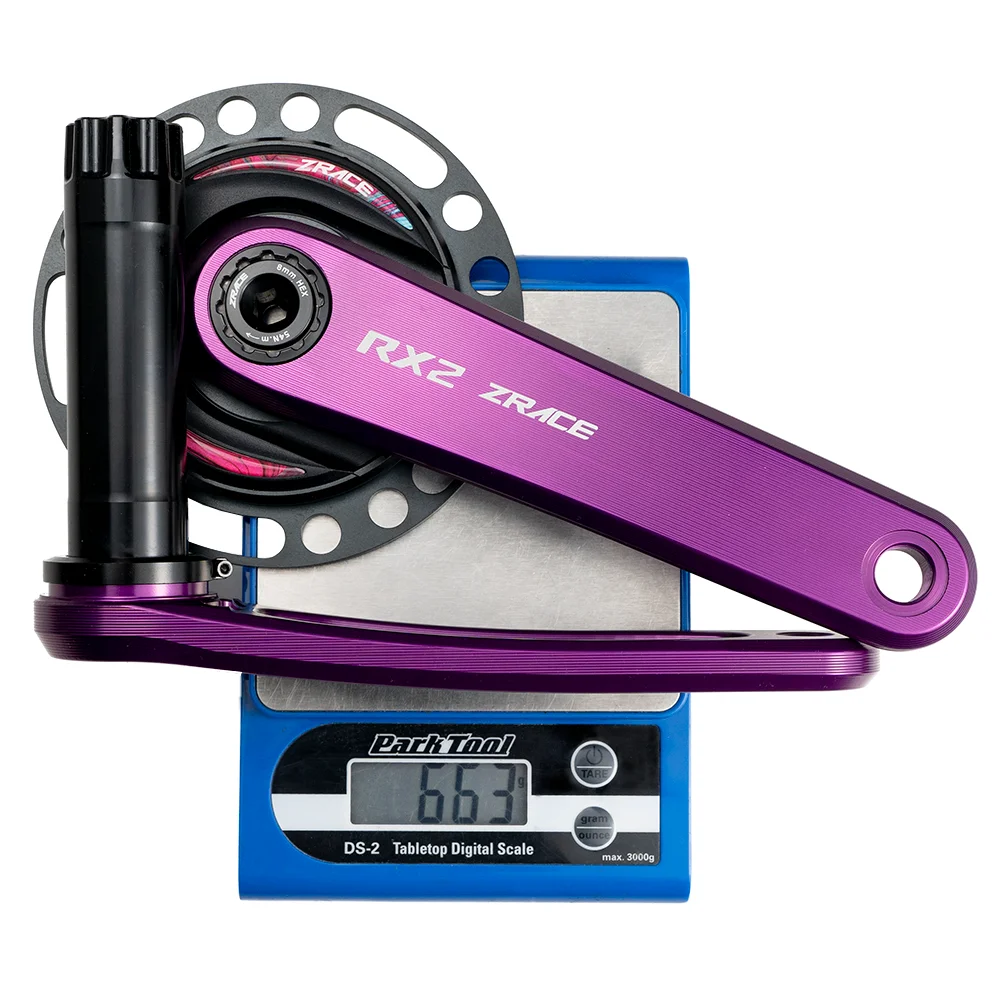 ZRACE RX2 Power Meter Crank, zeer nauwkeurige volledige CNC, DUB trapas, Power Crank, compatibel met zowel 110 BCD 4-arm / 5-arm