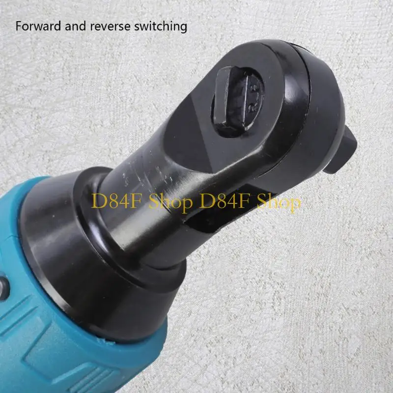 D84F 40ft-LBS 500RPM أداة Ratchet Wrench 3/8in 12V عزم الدوران العزم العزم المرتفع الأداة cordless lectral مع ضوء LED #4