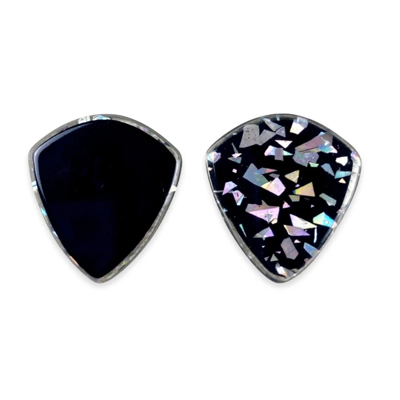 Image 5: 5 plectres de guitare acoustique et électrique en celluloïd, accessoires pour la pratique de la basse et de la guitare électrique
