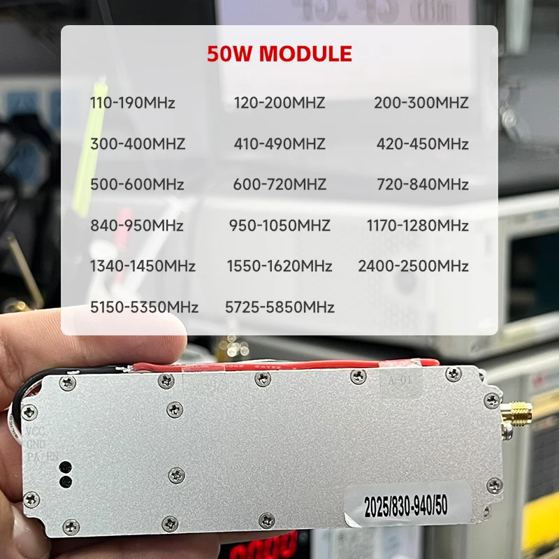 Рисунок 4 - 50W 100-120Mhz диапазон 100-3000MHz