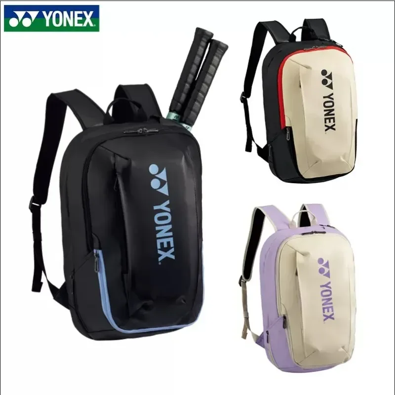 YONEX Badminton Bag Backpack Professional Sports Racket Bag BA82412CR Portable Racket Bag Independent Shoe Compartment