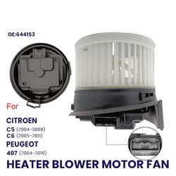 HEATER BLOWER MOTOR FAN FOR CITROEN PEUGEOT 407 407SW 6441S3 New