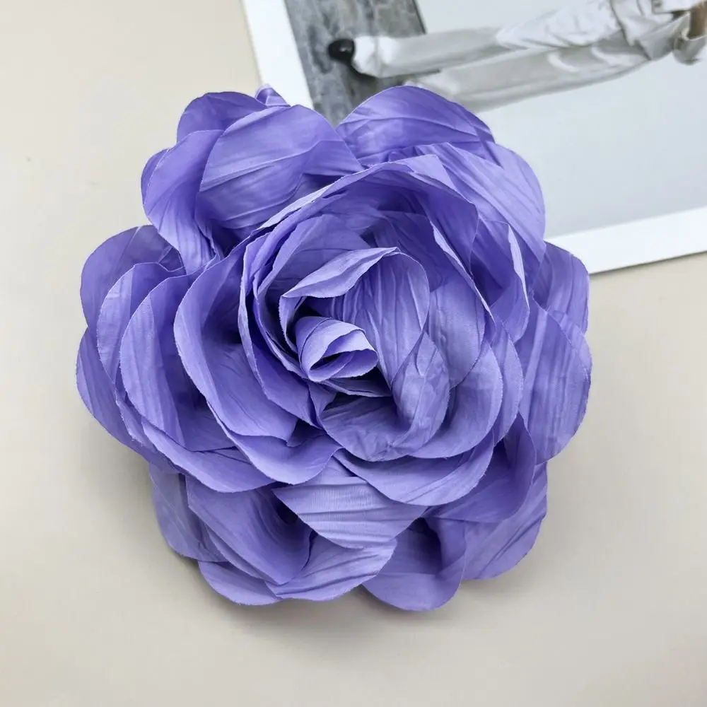 Exaggerate Multi-layer Rose Flower Brooch 2024 16CM Fabric Dress Suit Corsage Women Magazine Wedding Shoot Sweater Coat Pin