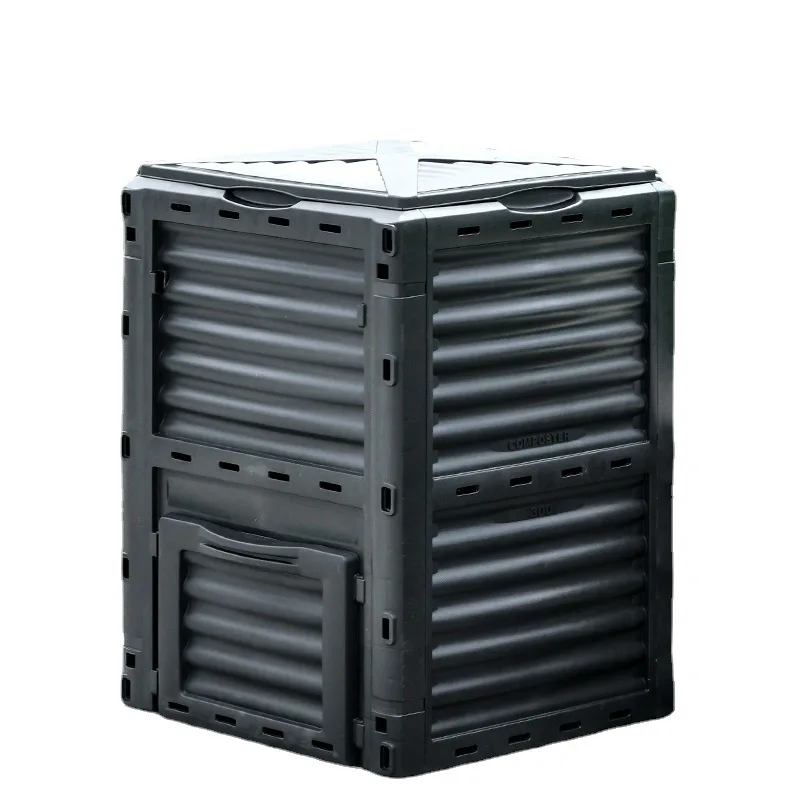 Garden Compost Bin Organic Fertilizer Aerobic Composting Box Large Weed Outdoor Fermentation Fertile Soil Composter