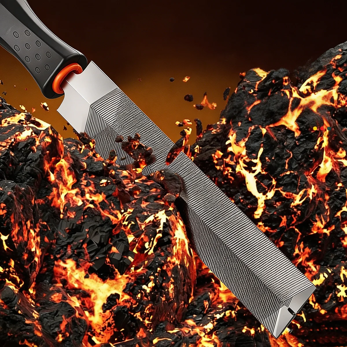 6 Zoll Diamant-Dreieck-Sägefeile aus Lagerstahl, Holzraspel zum Schärfen von Sägeblättern, Holzbearbeitungs- und Metallwerkzeuge, Garten- und Schnitzwerkzeuge – Detail 3