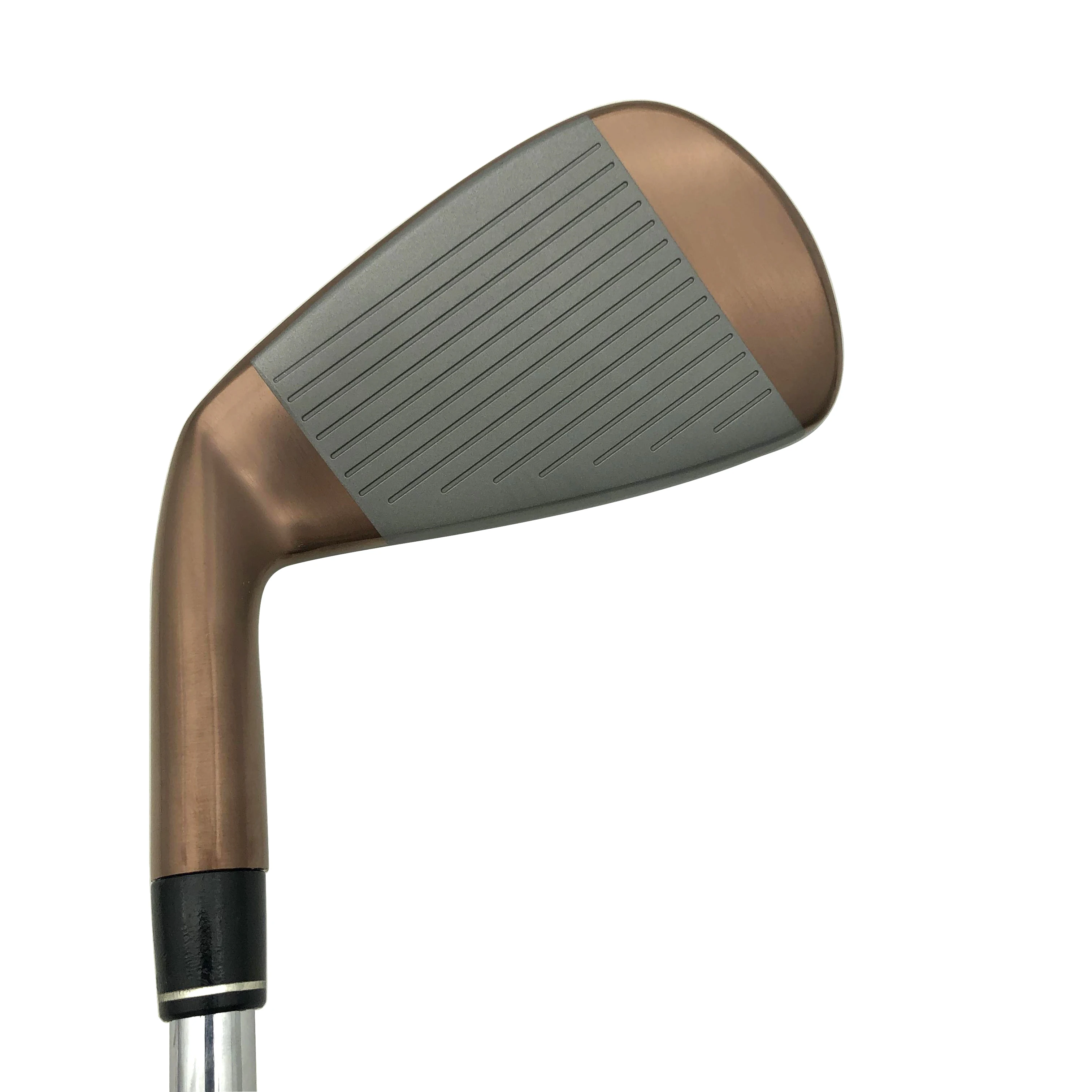 مكاوي النادي مزورة من الحديد الذهبي المقاوم للصدأ مزورة لليد اليمنى # طقم حديد جولف مطحون 4-P برأس حديد جولف ذهبي وردي #2