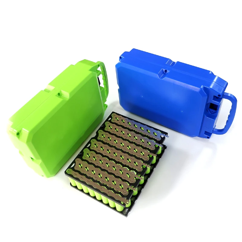 13S8P 48V Lithium Battery Case With free 18650 Battery Holder and Nickel Strip Can be placed 104 pieces cells