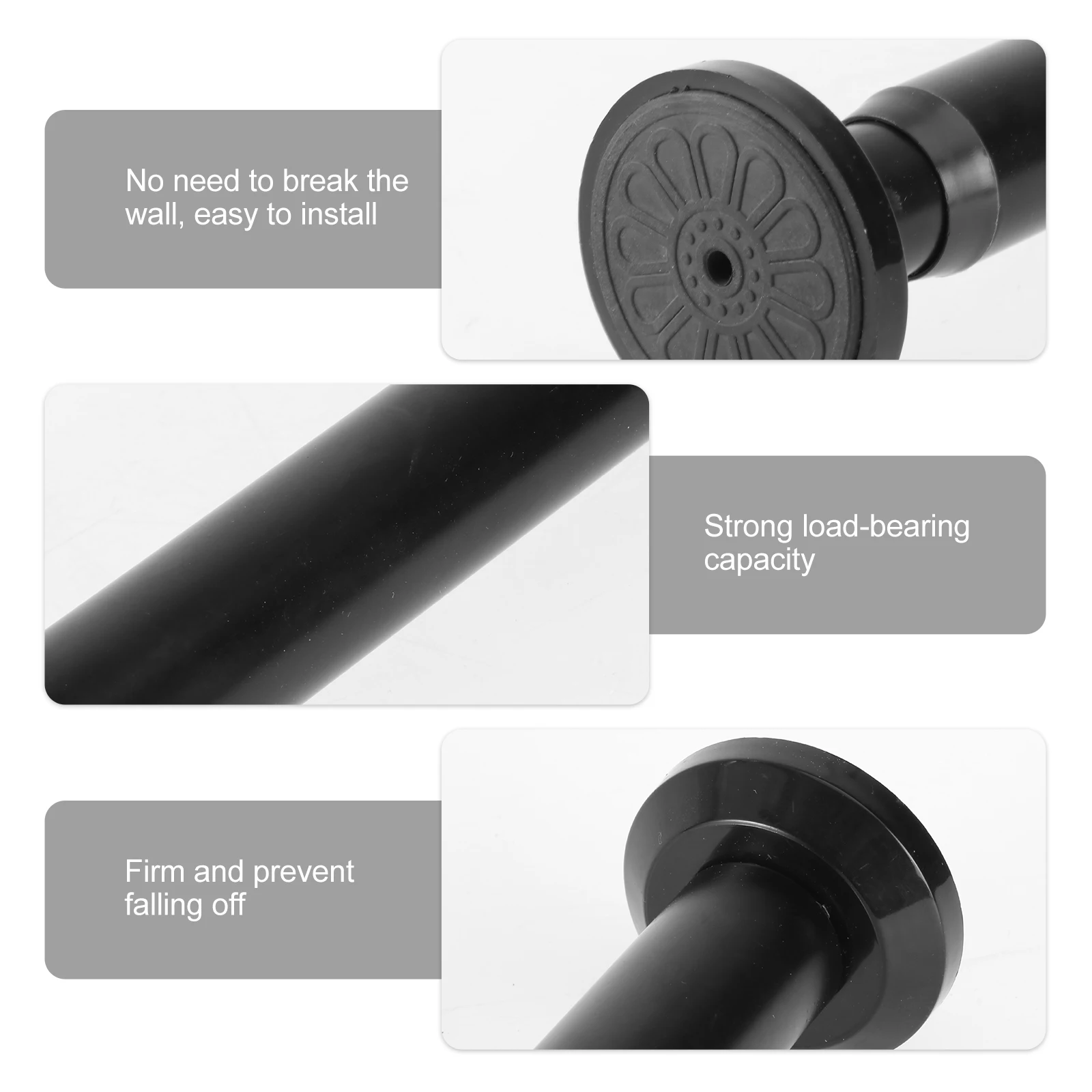 

Retractable Clothes Rail Drying Wall Mounted Non-slip Indoor Laundry Room Use Sturdy Multi-purpose Shrinkable for Bathing Suits