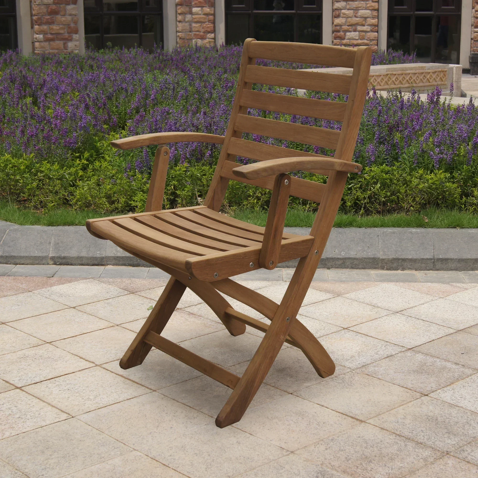 garden wooden folding chair