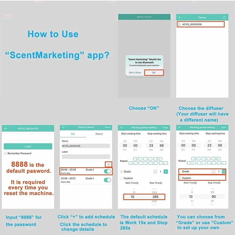 Slimme waterloze etherische olieverspreider, professionele geurluchtmachine met vernevelende technologie, nanotechnologie plug-in olieverspreider
