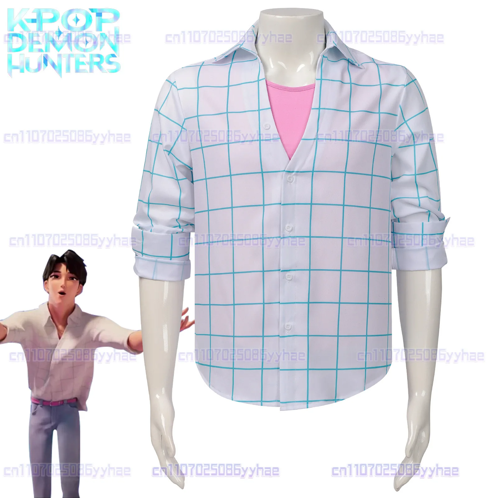 KPOP Demon Hunter Abby Baby Mystery Romance Cosplay Jinu Saja Jungen Halloween Party Kostüm Set