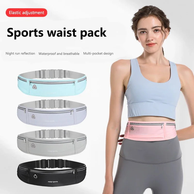 Running Fanny Pack Men's and Women's Sports Mobile Belt Large Capacity Fitness Travel Equipment Lightweight Waterproof Bag