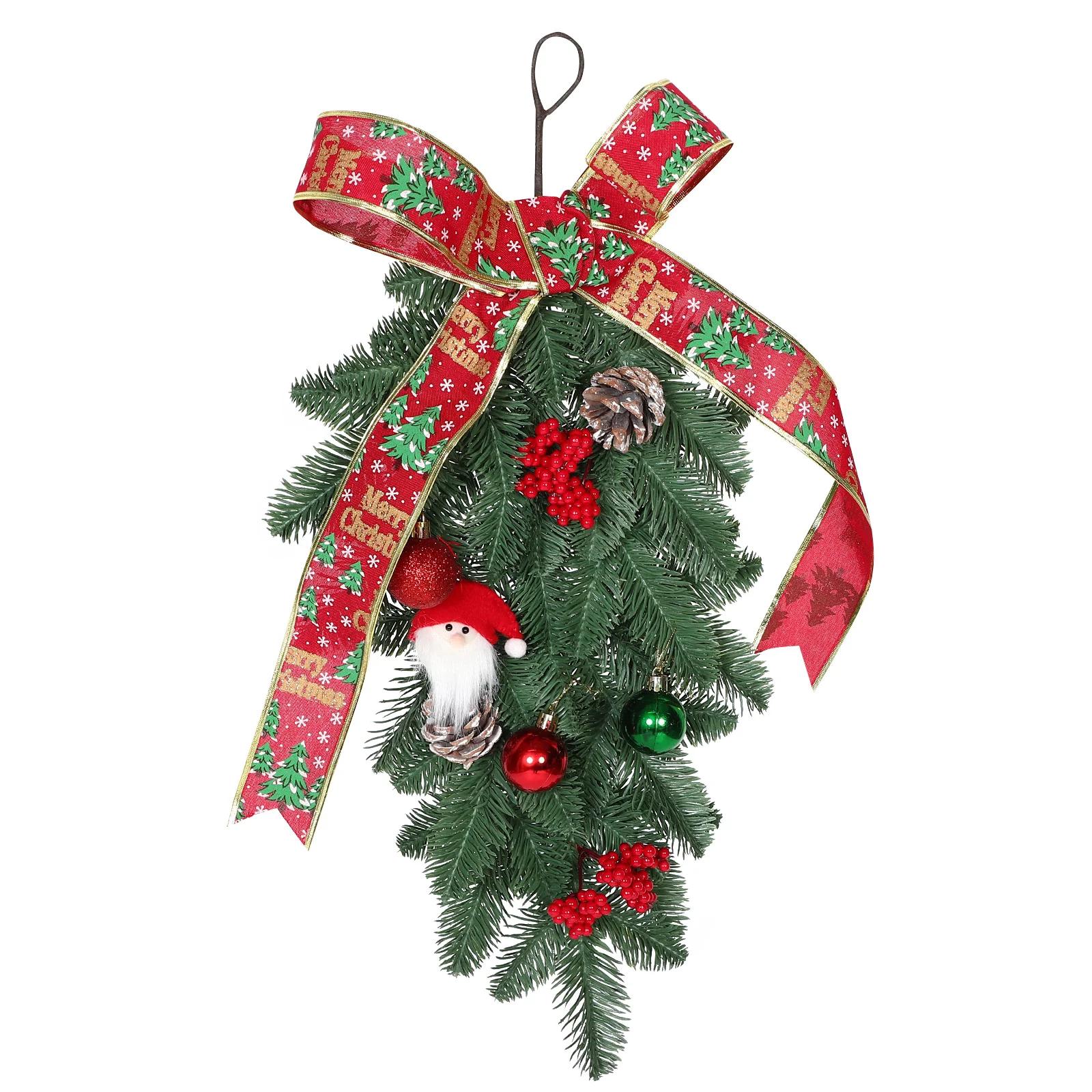 Christmas Decoration Pendant Xmas Themed Car Tree Ornament Interior Decorations Fake Pine Cone Hanging Christams Decorate