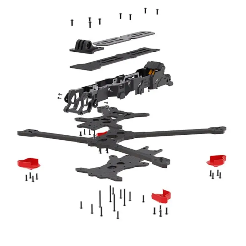 ABUM-For Iflight Chimera7 Pro V2 FPV Frame Iflight Chimera7 Pro V2 FPV Frame Mount FPV RC Quadcopter Drone Parts
