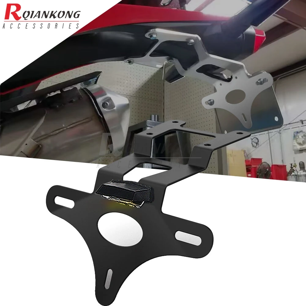 

For HONDA CRF450L CRF450RL 2019 2020 2021 2022 2023 2024 2025 License Plate Holder Bracket Rear Tail Tidy Fender Eliminator Kits