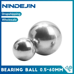 Bolas de rodamiento de precisión NINDEJIN, bola sólida lisa de acero inoxidable de 0,5-30mm, bolas de rodamiento para bicicletas, rodamientos, pieza de automóvil