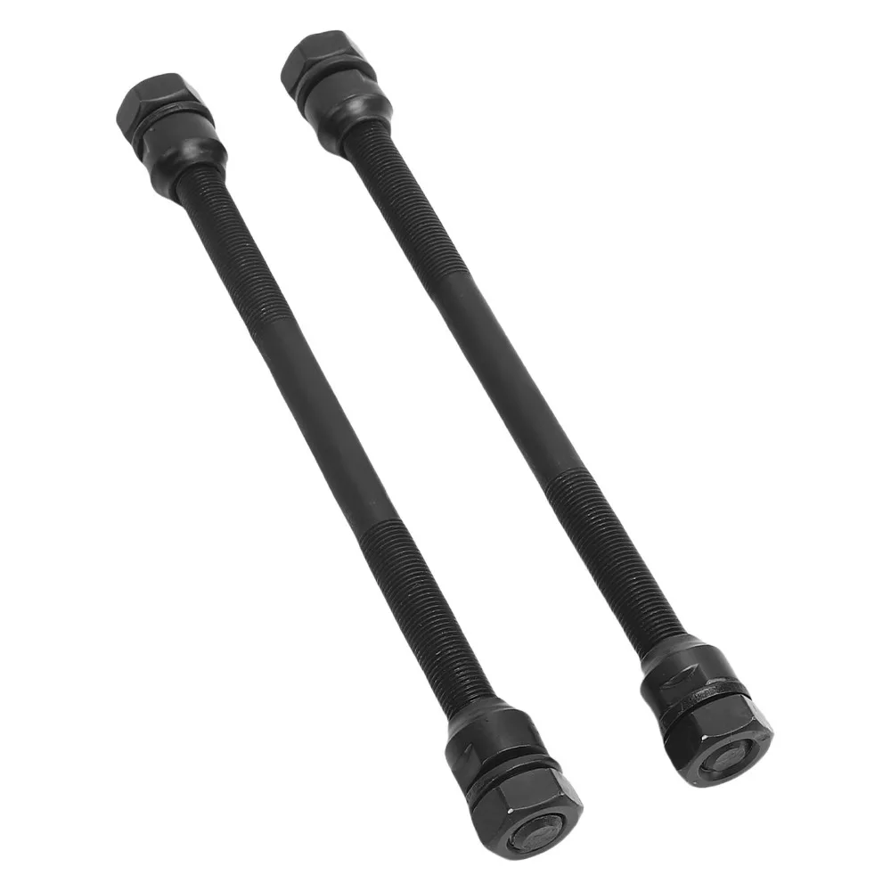 2Pcs Durable 190mm Bike Axle Steel Solid Bike Hub Axle 10mm Diameter 190mm Length Bicycle Axle Bike Rear Hub Repair