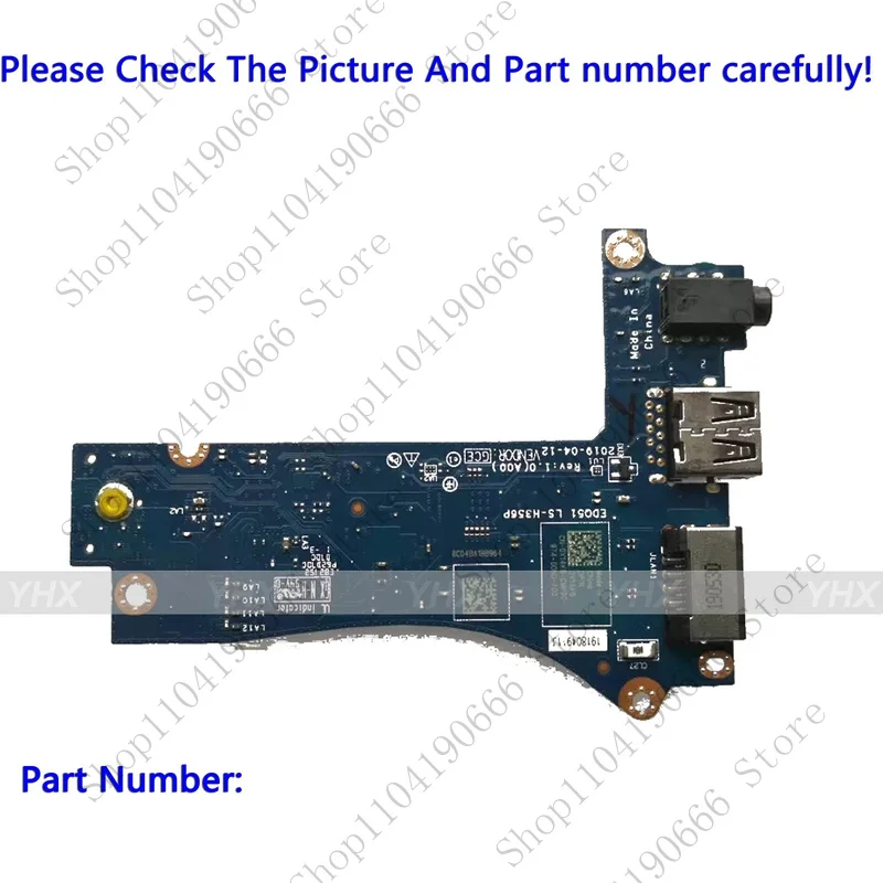 

Новые компоненты ноутбука для DELL Alienware M15 R2 Audio USB Small Board LS-H356P 0X14K6.