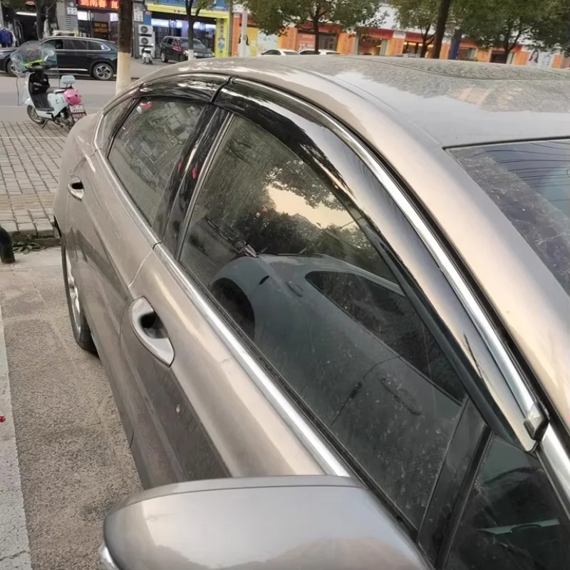 4Pcs/Set Window Visor For FORD Mondeo 2007-2025 ABS Rain Sun Shield Car Window Deflector Guard Accessories