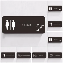 Bathroom toilet office department shopping mall locker room warning sign house sign modern home art acrylic craft 3D sign