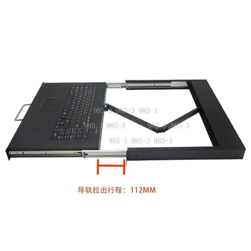 Cabinet Keyboard Drawer 1u Rack Mounted Industrial Touchpad Mouse Tray Pull-out Movable Self-locking Rail 19 Inch Telescopic