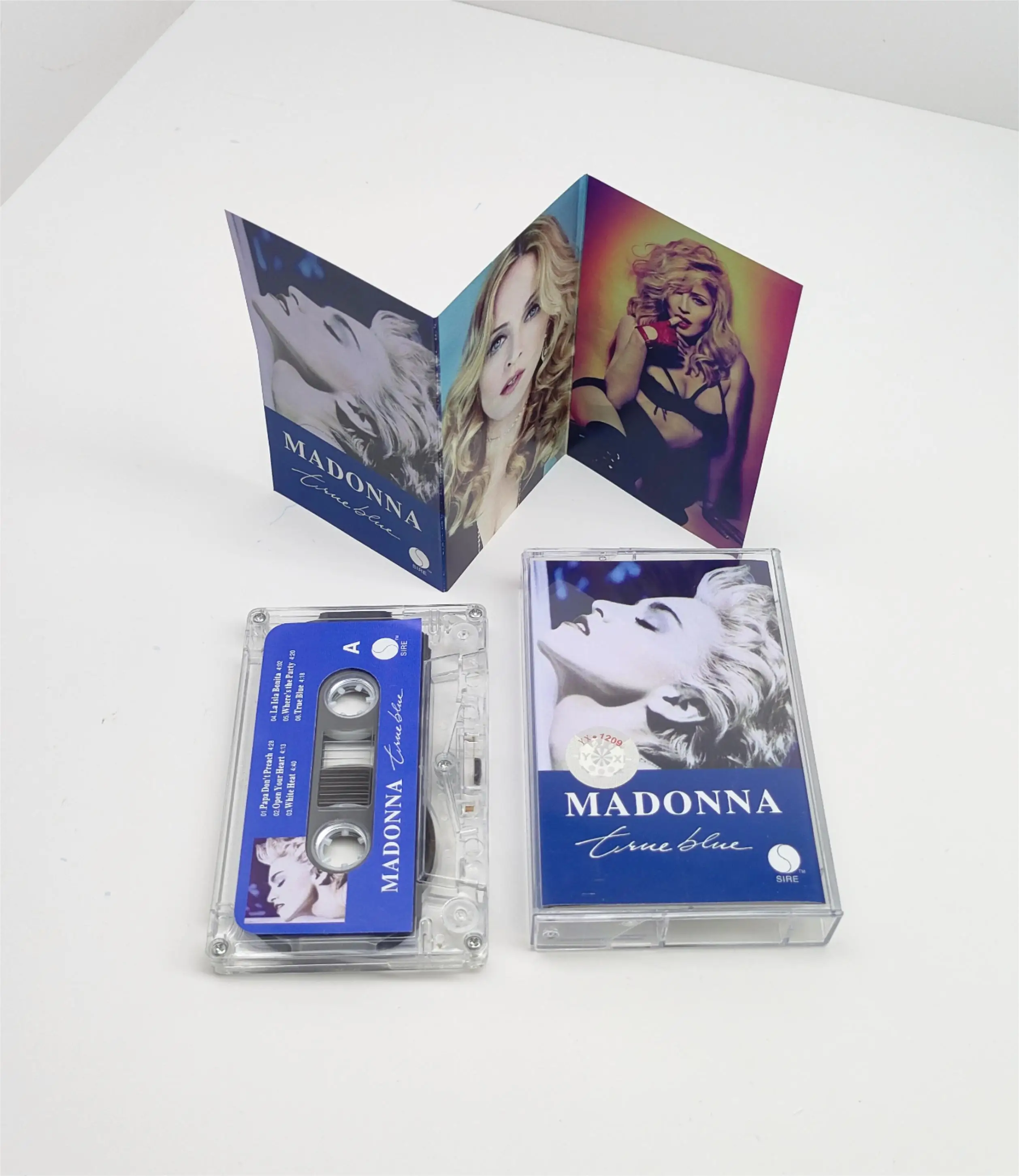 New Madonna Ciccone True Blue Magnetic Tape Album Cosplay Cassettes Soundtracks Box Recorder Car Walkman Tape Party Music Gifts