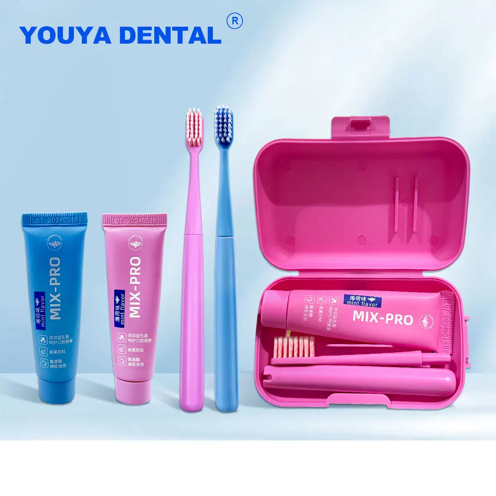 

Orthodontic Cleaning Kit Portable Folding Toothbrush Set Tooth Clean Tools Traveling Brushes for Adults Travel Outdoor Camping