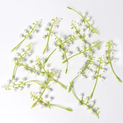 10/20Pcs 10cm Wind Bell Flower Artificial Plant Leaves Fake Flowers For Home Decor Wedding Decoration Garland Leaf Accessories