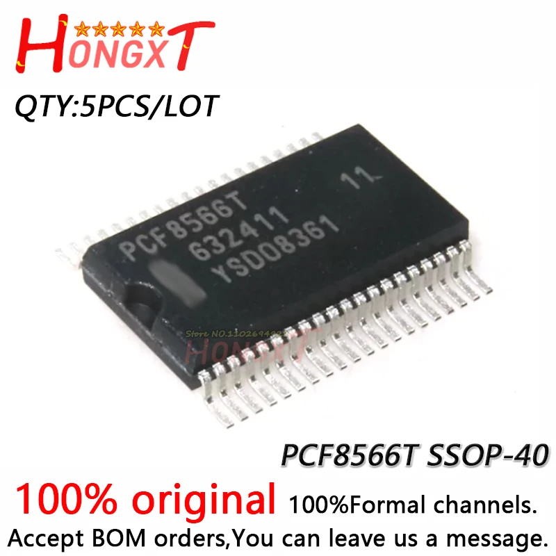 5PCS 100% NEW PCF8566T PCF8566 SSOP40.Chipset