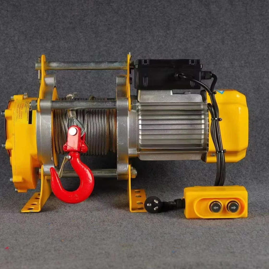 750-1500 electric winch hoist indoor outdoor 220v 30meter wire