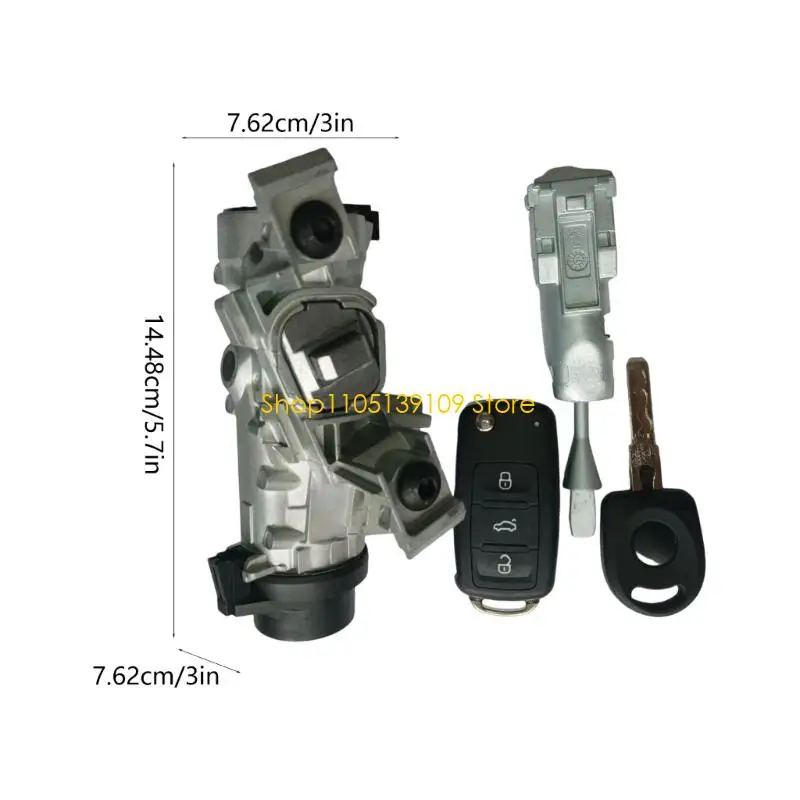 Presa e gioco Accensione Cambia blocco Set Chiave remota per automobili 06 18