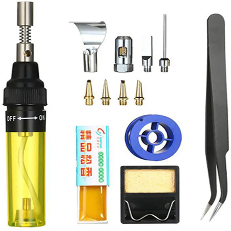 Portable Hold Gas Soldering Iron Electric Portable Triad Gas Welder Electric Tin Soldering Iron Wireless Universal Box-packed