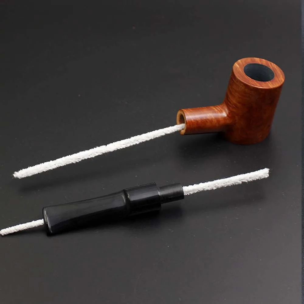 50Pcs Pipe cleaning rods 16cm Cotton Sliver Tobacco Pipe Cigarette Holder Special Cleaning Tools