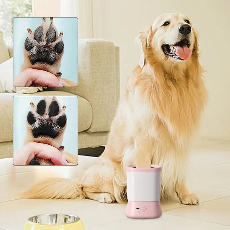 

Dog Paw Washer Dog Paw Cleaner Cup Anti-Splash Two-Speed Pet Foot Bath Supplies For Dogs Accessories For Camping Travel Outdoor