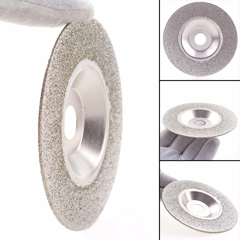 4-Inch 100mm Diamond Grinding Wheel Disc Coated 60Grit Stone Tools For Grinding Stone Glass Marble Or Rock 60Pcs Diamond Wheel